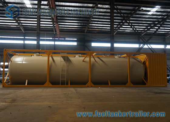 Horizontal 45m3 Cement Dry Bulk Tanker Trailer 40 Foot Container