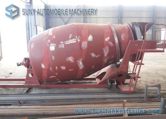 Manual Control 3 Cubic Meter Mixer Trailer Upper Body For 4x2 Chassis