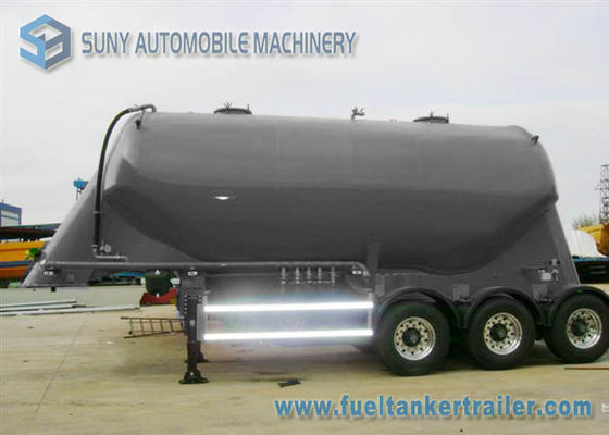3 Axle Conoid Dry Bulk Tanker Trailer 32 Cubic Meter High Performance