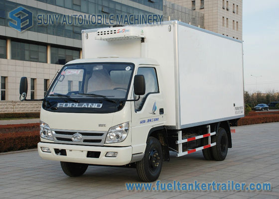 Right Hand Drive Small 4 ton Refrigerator Van Truck FOTON - FORLAND 4x2