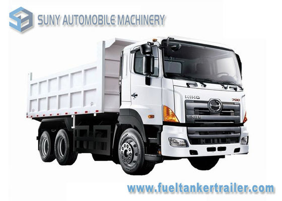 259 kw / 350 hp Hino 6x4 Heavy Duty Dump Truck 11.00R20 & 10+1 Tire