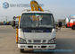 4 X 2 Isuzu 3000KG Diesel Crane Mounted Truck With Knuckle Boom