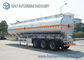 Stainless Steel Tri-axle Oil Tank Trailer 40000L 12000*2500*3650mm