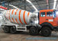 8X4 85Km/h 10m3 Mixer Truck North Benz truck White And Orange