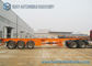 Custom Q235 / Q345 40 Foot Flatbed Semi Trailer 50 Ton For Transportation