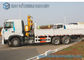 380 HP Sinotruk HOWO-A7 Truck Moonted Crane 6x4 Truck 10 T XCMG Crane