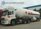 3 FUWA Axles LPG Tank Trailer 50M3 Propane Gas Tanker semi trailer