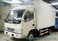 LHD / RHD Refrigerated van Truck 4x2 Dongfeng small refrigerated trucks 95 Hp 3 T - 5 T