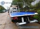 White Single Cab Foton Auman 5T Truck Blue Platform Car Carrier LHD