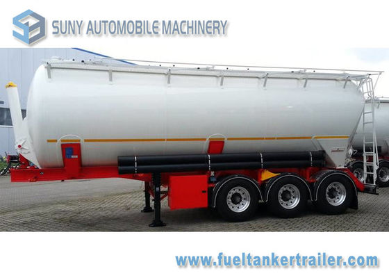 Big 60m3 3 Axles Dry Bulk Tanker Trailer Aluminum Tanker 13160*2600*4000mm