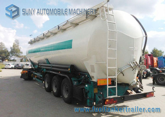 Aluminum Lifting 70m3 Dry Bulk Tank Trailer 3 Axle Semi Trailer