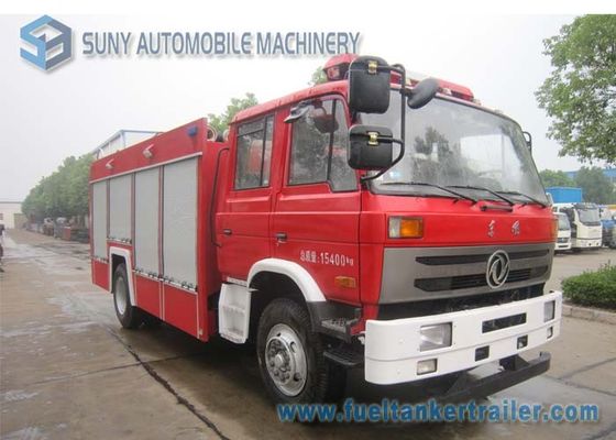 Carbon Steel Q235 Tank Two Axle Dongfeng Fire Fighting Vehicle 4x2 With ISB190 40 Engine