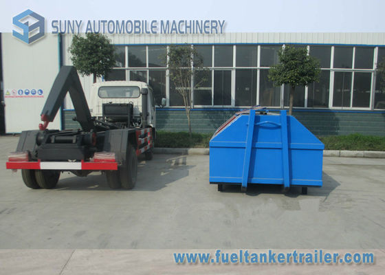Dongfeng 2 Axle 5 Ton Hook Lift Garbage Truck Refuse Waste Collection Truck