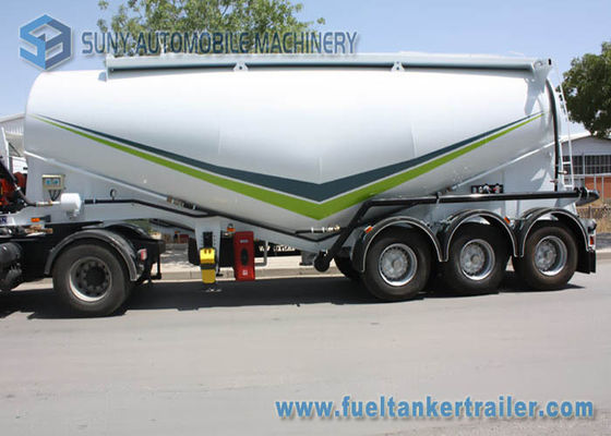Tri - Axle Lifting Tandem Axle Utility Trailer Bulk Tanker Trailer 52 KL Capacity