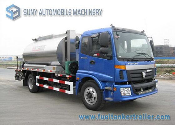 9000 L Asphalt distributor truck Asphalt Tanker Trailer 2 Axles 180hp 4500 mm Wheel base