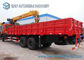 10 Ton XCMG Straight / Foldable Arm Crane Mounted Truck 10 Wheeler Trucks