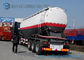 Mild steel Q345 / Aluminum 50M3 3 Axle Cement Power Dry Bulk Tank Trailer