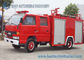 Mini Red 2000L 2 Axle JMC Fire Fighting Vehicles Foam Fire Truck