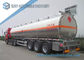 Mechanical / Pneumatic Loading Tri-Axle FUWA Oil Tank Trailer 50000L