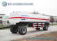 Mild Steel Q235 / Q345 18000L Mechanical / Pneumatic Tanker Trailers 2 Axle