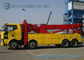 8X4 40DZ FAW 40 Ton Heavy Duty Rotator Tow Truck Wrecker With 3 Stages