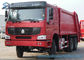 Heavy Duty 15000L 15M3 HOWO Garbage Trucks 6 X 4 WP10.300NE31 Engine