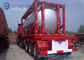 51.5 cbm 40 Feet 16MnDR LPG Tank Container Transport Semi Trailer
