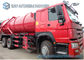 18000 L HOWO Sewer Flushing Truck 336hp Vacuum Suction Sewage Truck