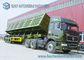 12 m Length Semi Side Dump Trailer Heavy Duty 3 Aaxle 60 Ton