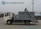 Small Swing Arm Garbage Trucks 4x2 Two Axles Dongfeng 2 Tons