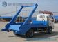 Small Swing Arm Garbage Trucks 4x2 Two Axles Dongfeng 2 Tons