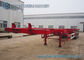 Flatbed Three Axles Container Skeletal Trailer 53ft Container Mechanical Suspension