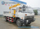 Cummins 170 HP Dongfeng 4x2 Truck With XCMG 5 T Telescopic Boom Crane