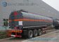 Carbon Steel container semi trailer 45000L 3 Axle Ellipse Shape