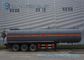 Carbon Steel container semi trailer 45000L 3 Axle Ellipse Shape