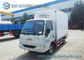 Gasoline Engine 82 HP 4x2 Mini Refrigerator Van Truck Transport Ice Cream 1 T