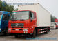 8 - 15 Ton Dongfeng Kingrun Refrigerator Van Truck 4x2 Cummins Engine 170 Hp