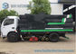 6000L Road Sweeping Vehicle / Street Sweeper Vacuum Truck With Sprinkler