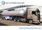 12 Wheels 56KL LPG Semi Trailer , 3 Axles LPG Transport Truck 1.61MPa Pressure